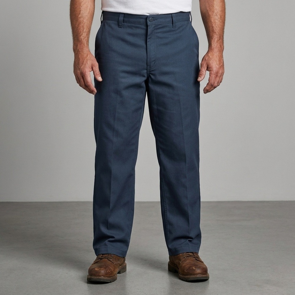 Workrite FR Mens Navy Nomex Kevlar Flame Resistant Work Pants 44x31 400NX75 NB